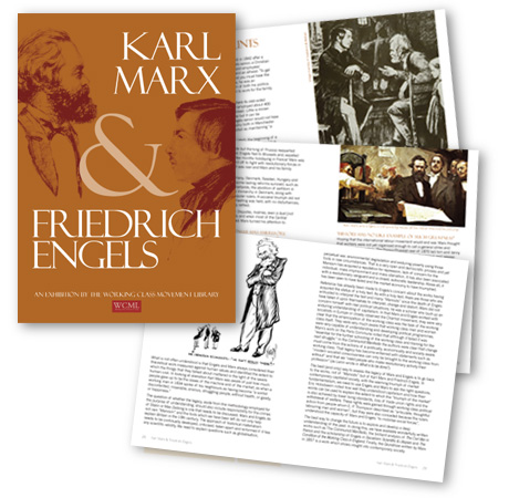 Karl Marx & Friedrich Engels exhibition booklet