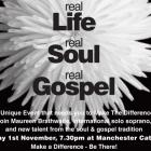 Real Life, Real Soul, Real Gospell flyer